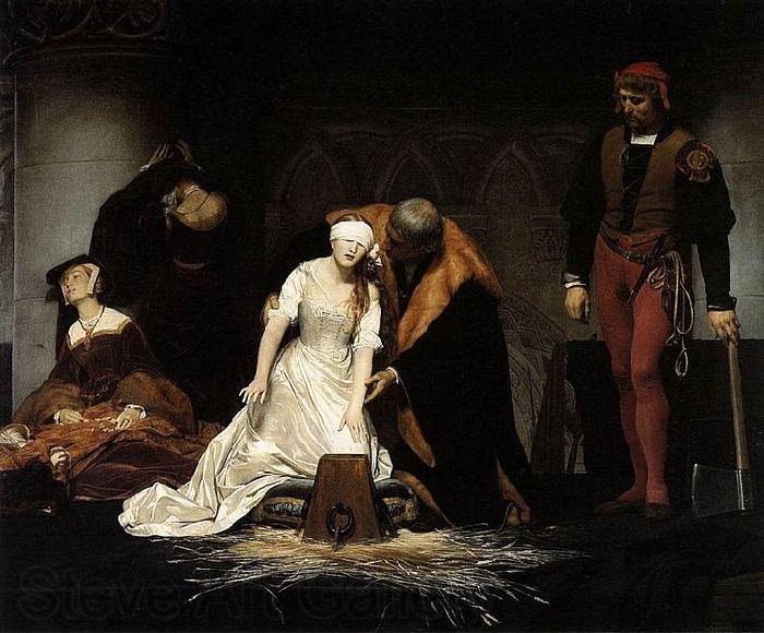 Paul Delaroche The Execution of Lady Jane Grey Germany oil painting art